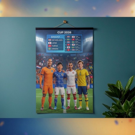 Dünya Kupası 2026 | F Grubu Kaptanları | Dijital Posteri