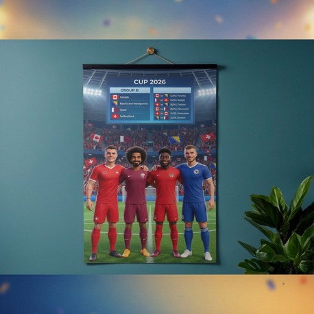 Dünya Kupası 2026 | B Grubu Kaptanları | Dijital Posteri