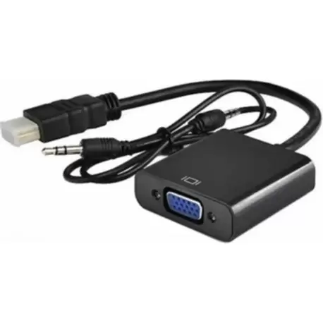 Concord Hdmı To VGA Çevirici Dönüştürücü Kablosu Aux