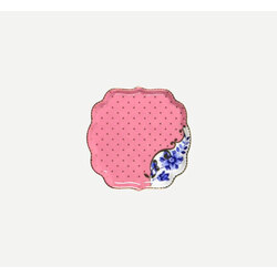 Pip Studio Pembe Porselen Çay Tabağı 10 Cm Royal