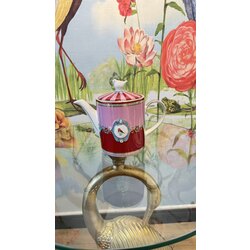 Pip Studio Love Birds Kırmızı Pembe Porselen Demlik 1300 ml
