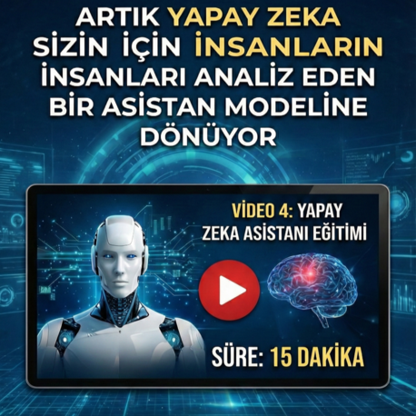 Yapay Zeka Destekli Satış Asistanı Eğitim Videosu ve dökümanları