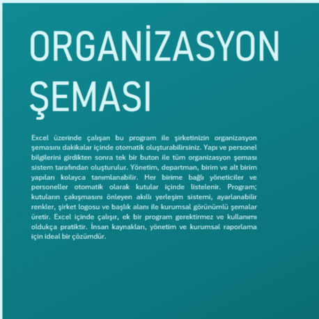 Excel Organizasyon Şeması Oluşturma