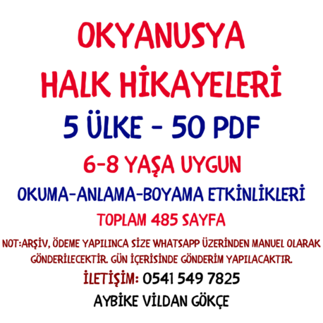OKYANUSYA HALK HİKÂYELERİ PDF SETİ
