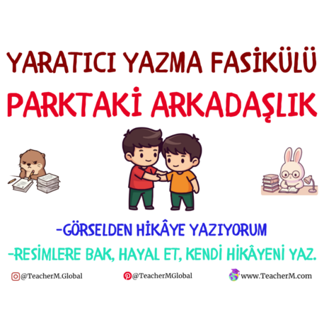 Parktaki Arkadaşlık Yaratıcı Yazma Etkinliği PDF