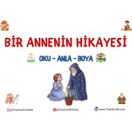 Andersen Masalları: Bir Annenin Hikayesi Oku-Anla-Boya PDF