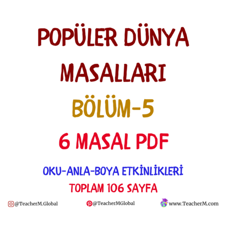 Popüler Dünya Masalları Bölüm 5 PDF Seti