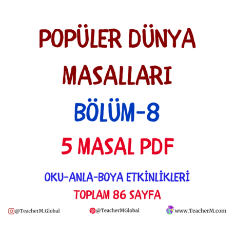 Popüler Dünya Masalları Bölüm 8 PDF Seti