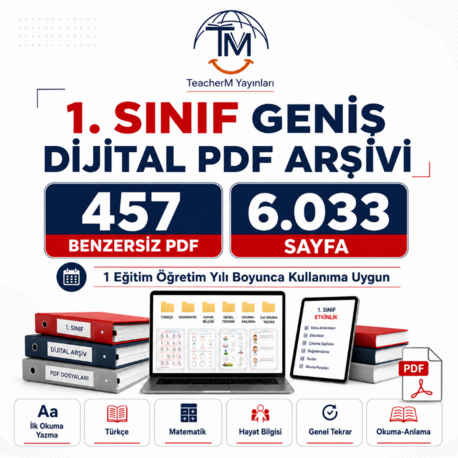 1. SINIF GENİŞ DİJİTAL PDF ARŞİVİ