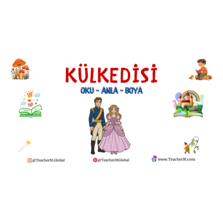 Grimm Masalları: Külkedisi Oku-Anla-Boya PDF | 1. Sınıf Okuma Anlama ve Boyama Etkinliği