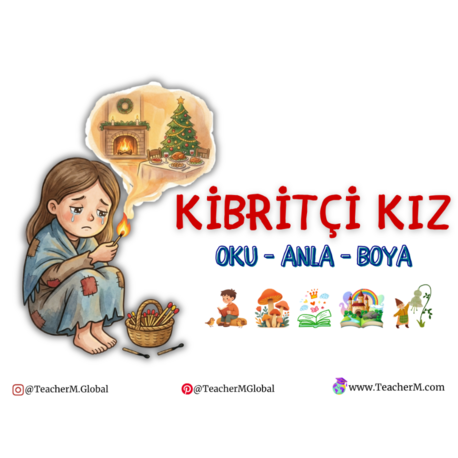 Kibritçi Kız Oku-Anla-Boya PDF