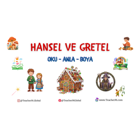 Grimm Masalları: Hansel ve Gretel Oku-Anla-Boya PDF