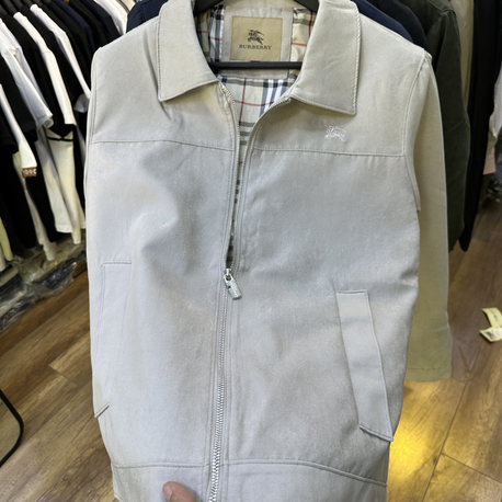 PREMİUM BURBERRY SÜET ÇEKET BEJ