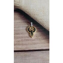 Siyah Mineli Anka Kuşu Charm