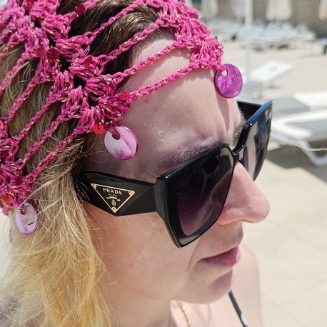 Pullu Koyu Pembe Bere