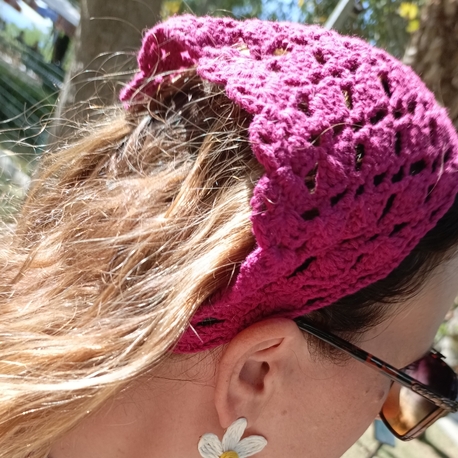 El Örgüsü Bordo Bandana