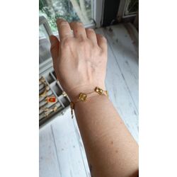 Gold Yonca Bileklik