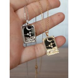 Knight Of Cups(Kupa Şövalyesi) Çelik Tarot Kolye