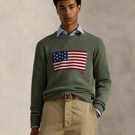RL Half-Zip %100 Cotton Knitwear