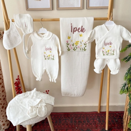 Müslin10lu set&puset örtüsü 