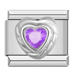 Çelik Charm Purple Heart