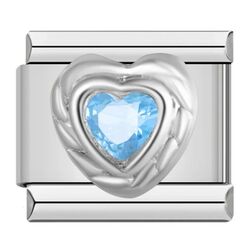 Çelik Charm Blue Heart