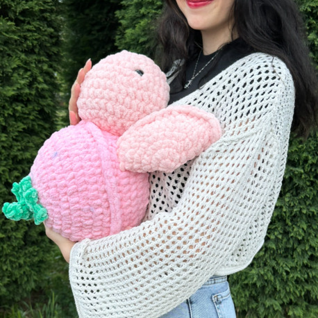 Çilek Kabuklu Pembe Kaplumbağa