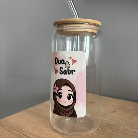 Bambu kapaklı bardak-dua,sabır