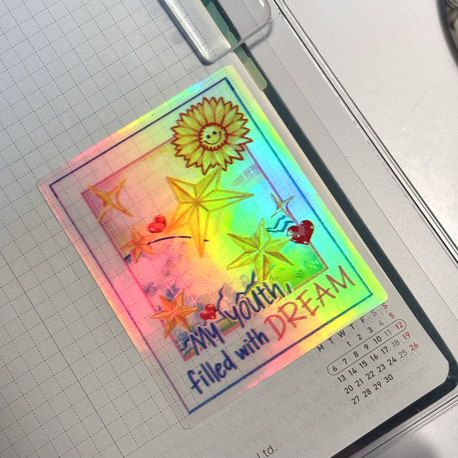 7dream - şeffaf holo sticker