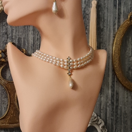 Gerçek İnci Choker Kolye(Sadece Kolye Fiyatıdır)