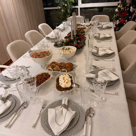 Tek şerit peçete ve masa örtüsü 
