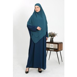 Three layers chiffon Khimar 