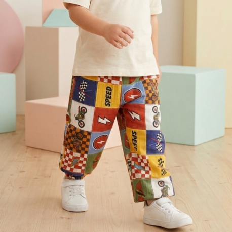 Araba sevdalısı beybi pantolonu :) poplin