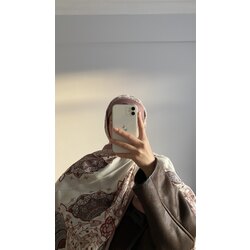 Etnik Desen Şal (Soft Pembe)