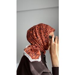 Yaprak Desen Eşarp 