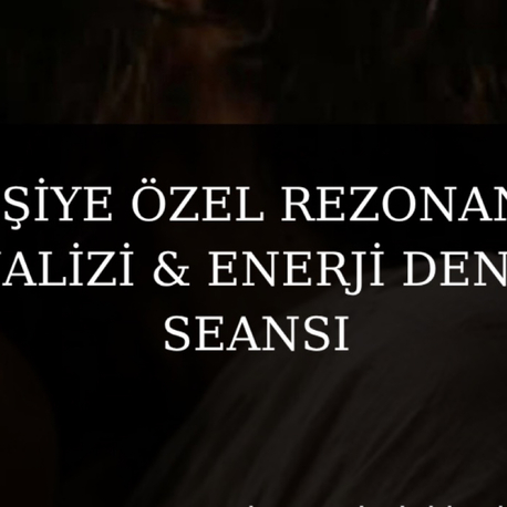 Rezonans analizi kişiye özel