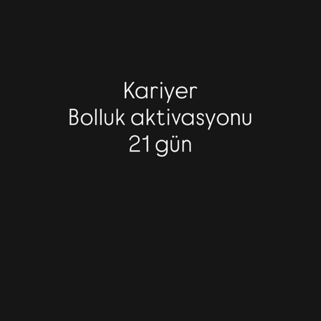 Kariyer bolluk aktivasyon 
