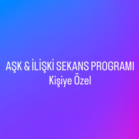 Aşk ilişki sekans programı 