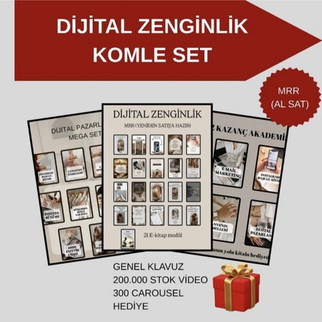 DİJİTAL ZENGİNLİK KOMPLE SET 