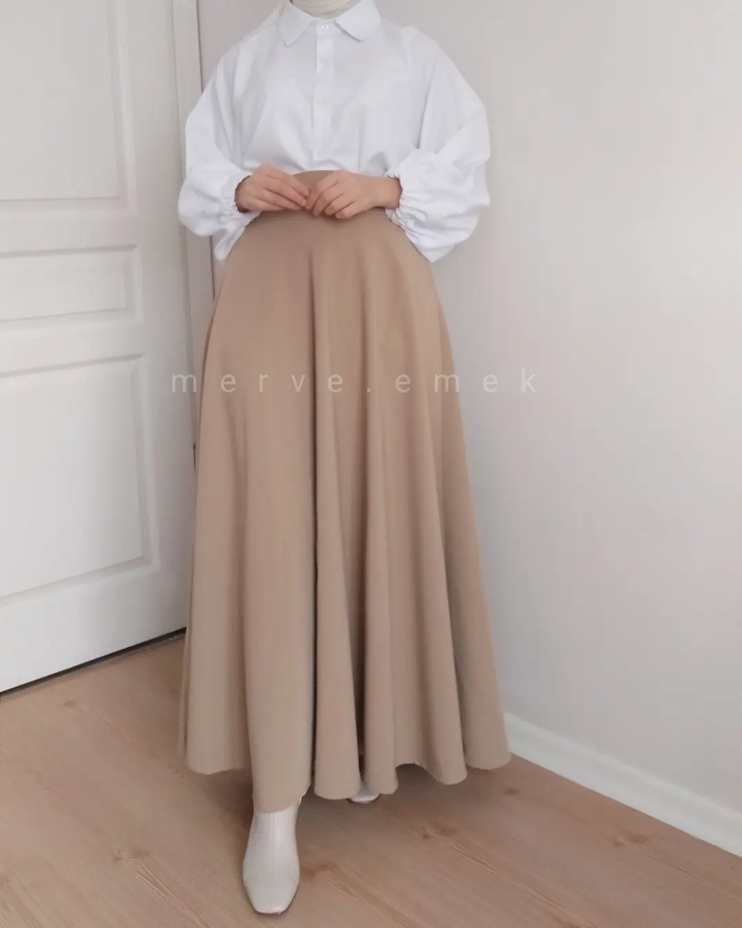 Kloş Etek Taş Rengi
