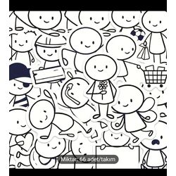 siyah beyaz sticker 