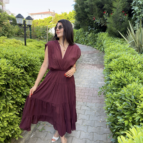 İthal astarlı elbise 