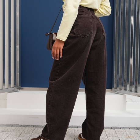 Baggy Kahve Jean