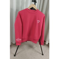 Kısa Kalpli Sweatshirt