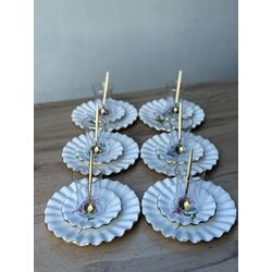 Pasta Tabaklı Çay Seti 