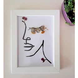 Tekli isim çerçevemiz 13x18 cm ahşap pvc kaplamadır.