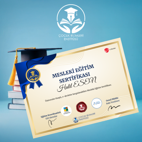 MESLEKİ EĞİTİM SERTİFİKASI - III