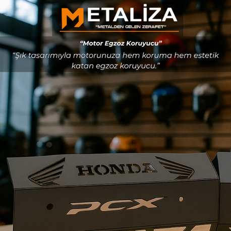  KİŞİYE ÖZEL MOTOR EGZOZ KORUYUCU