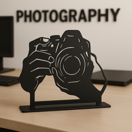 Fotoğrafçılar İçin Masaüstü Metal Logo