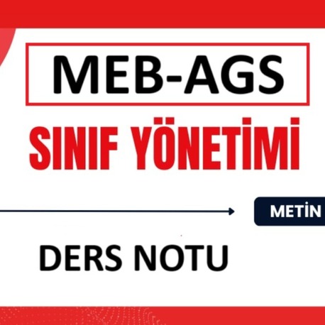 MEB-AGS SINIF YÖNETİMİ